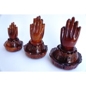 Bàn tay Phật gỗ xông nhang nụ.