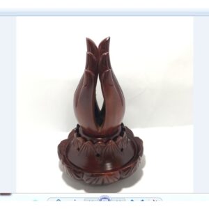 Bàn tay Phật gỗ xông nhang nụ.