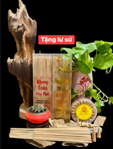 Combo mua nhang trầm tặng lư sứ miễn phí ship.