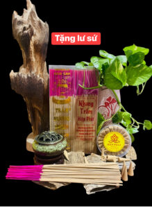 Combo mua nhang trầm tặng lư sứ miễn phí ship.