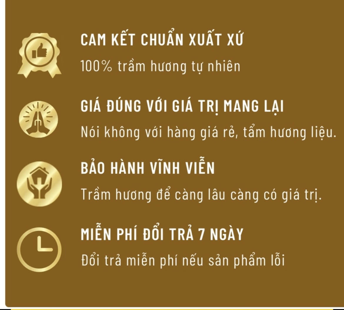 Chuỗi Trầm Hương Tự Nhiên Size Nữ